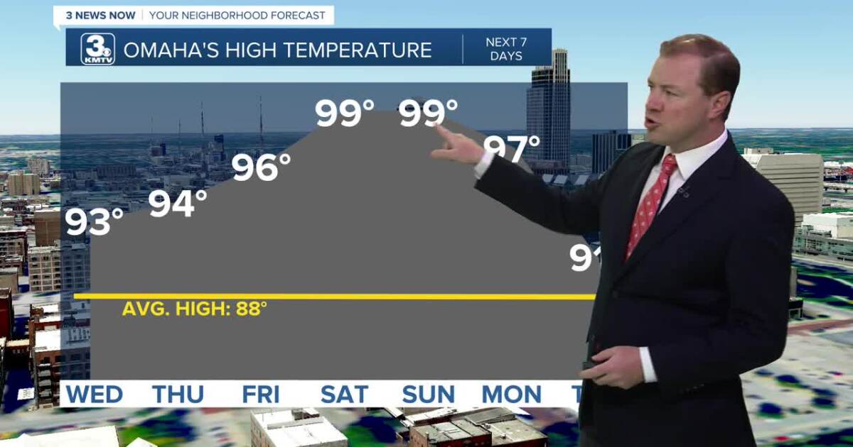 Here's how hot it could be in Omaha later this week