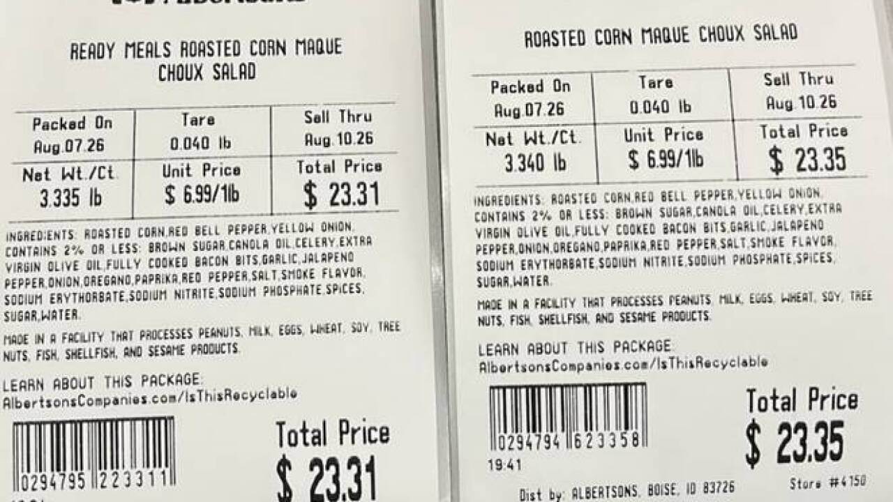 Albertsons recall