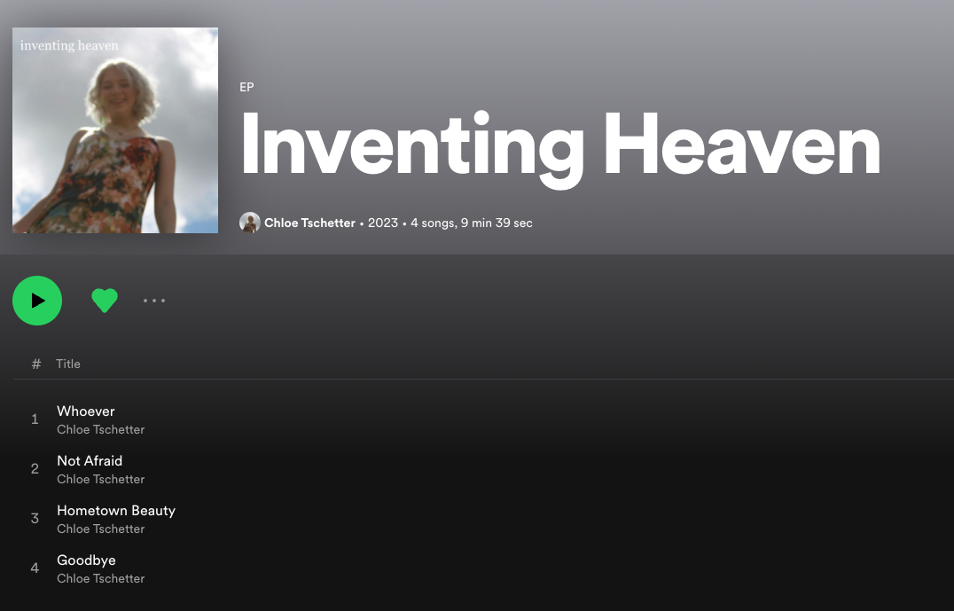 Chloe Tschetter EP