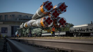 Expedition 75 Soyuz Rollout