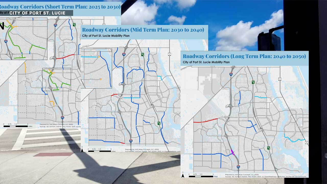 Port St. Lucie's 2050 Mobility Plan carries a $2.2 billion price tag and serves as a road map for building infrastructure projects through 2050. 
