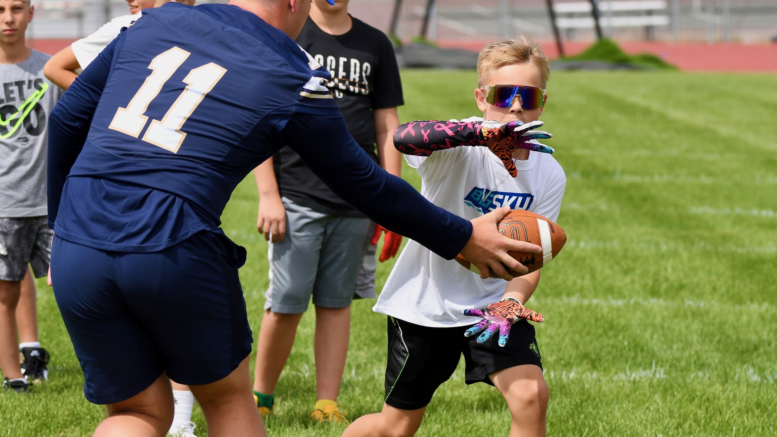 Big Sky Conference youth football clinic
