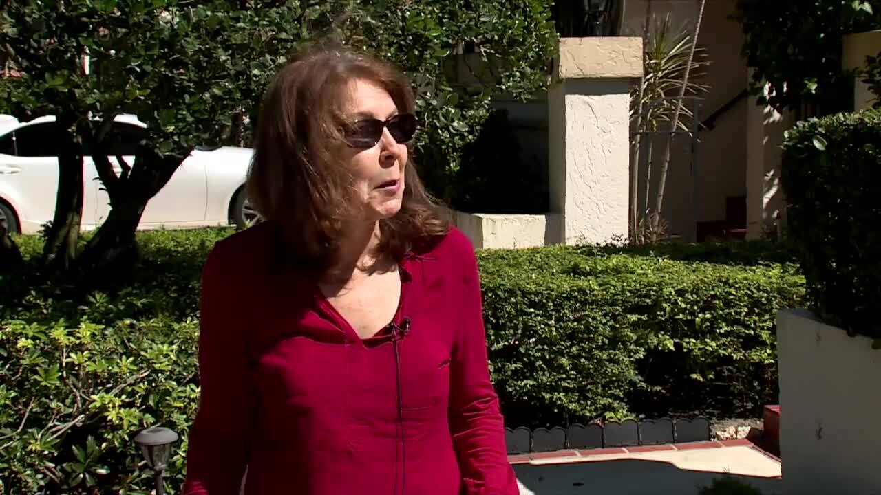 Stephanie Donner, a condo owner west of Boca Raton, send an email to the state insurance regulator about increased homeowner insurance rate. Feb. 20, 204