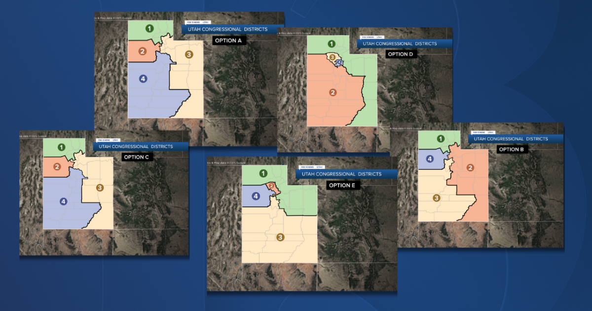 Utah Legislative Map Utah legislature unveils new maps and a bill tweaking redistricting