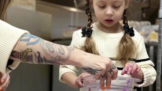 Lucy makes doughnuts at Diablo Doughnuts