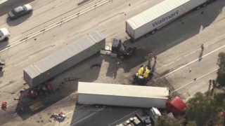 ontario big rig crash