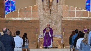 Cleveland Bishop visits Lake Catholic