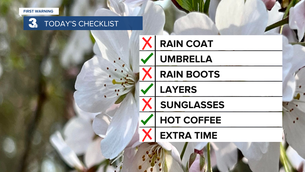 Today's Checklist