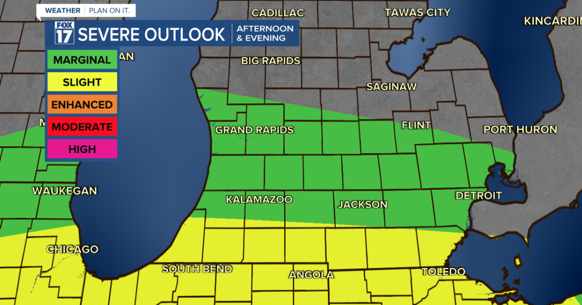 MORE STORMS: Severe thunderstorms possible Sunday