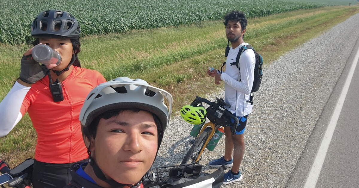 Northfield High School graduate and friends bike from Denver to New York City - Vimarsana News