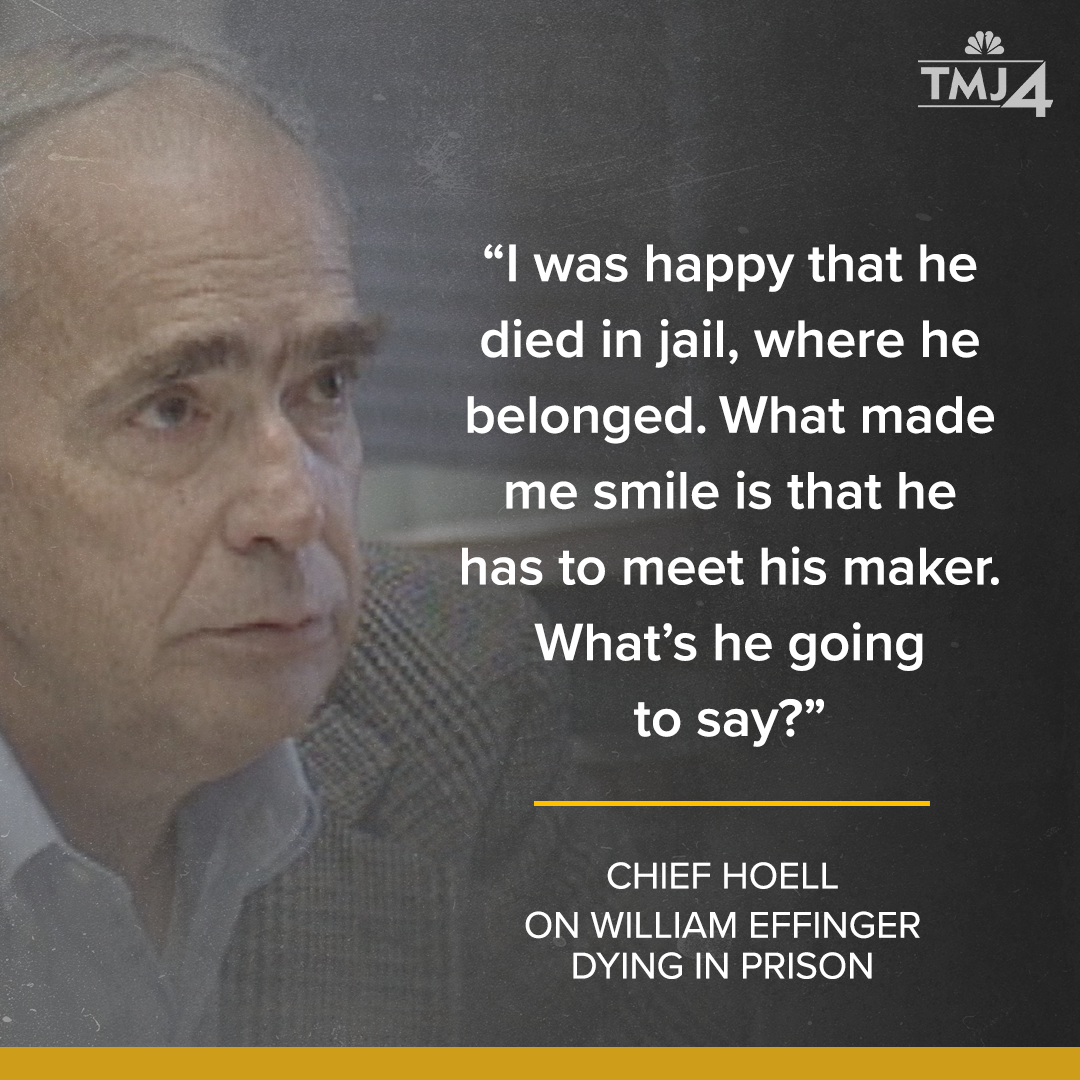 Chief Hoell reacting to Effinger's death