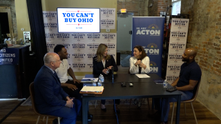 Amy Acton at roundtable event to fight corruption