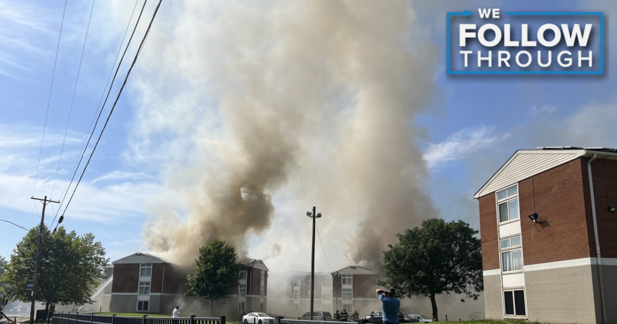 Photo: news5cleveland.com Rainbow Terrace Apartments explosion