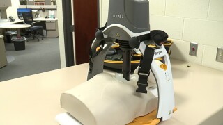 LUCAS device, used by the Mason Fire/EMS to save the live  of WIlliam Achberger