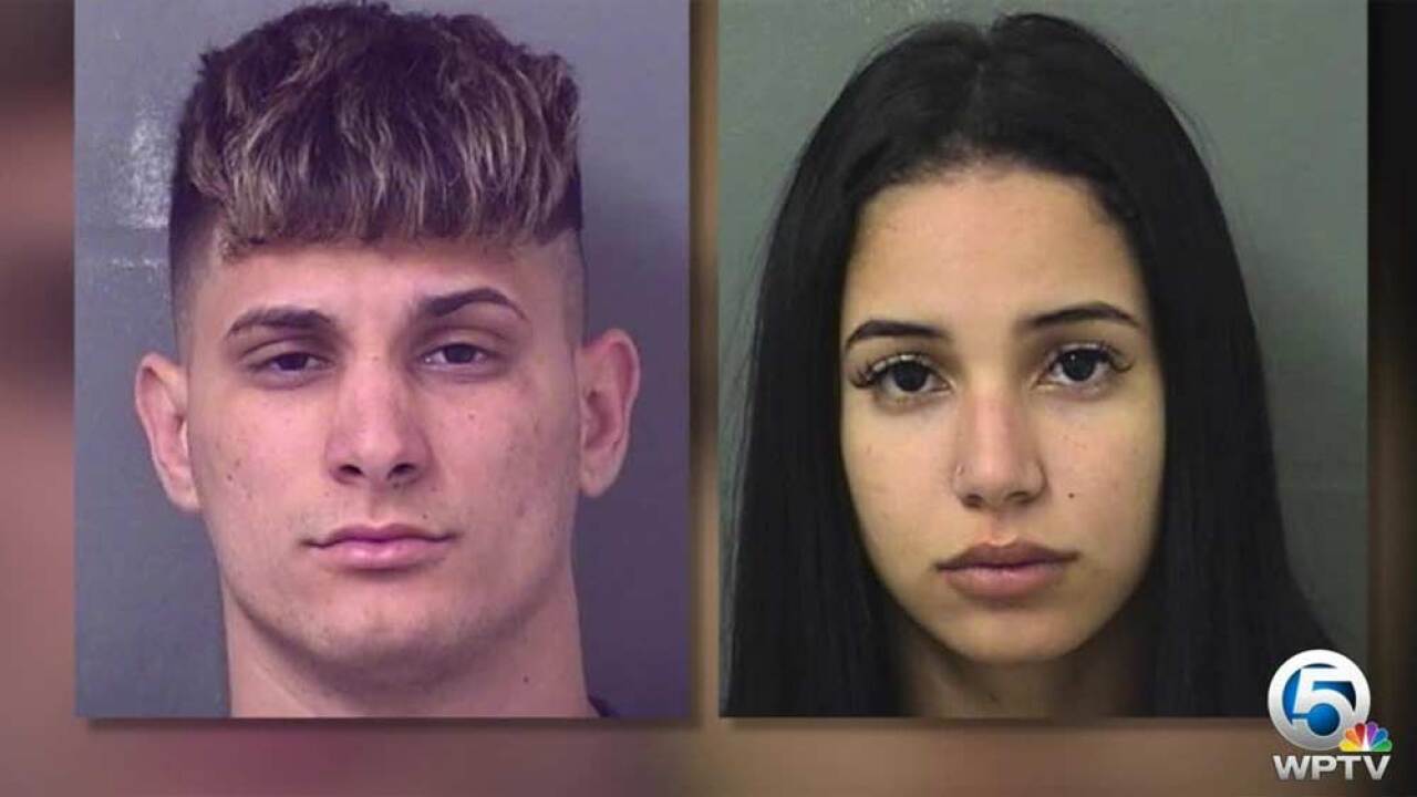Jorge Luis Delgado Fiallo (left) and Isabella Montoya Ramirez DelRosario