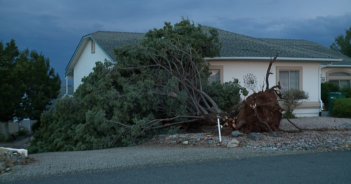 Prescott Valley goes through intense monsoon storm Monday
