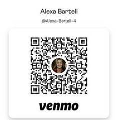 Alexa Bartell Memorial Fund Venmo QR code