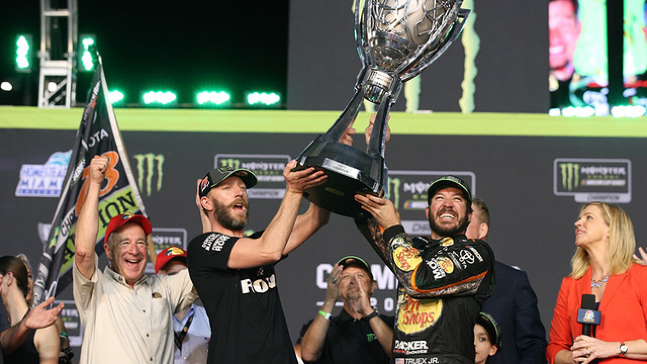Martin Truex Jr., of Denver's Furniture Row Racing, wins NASCAR Monster Energy Series season title