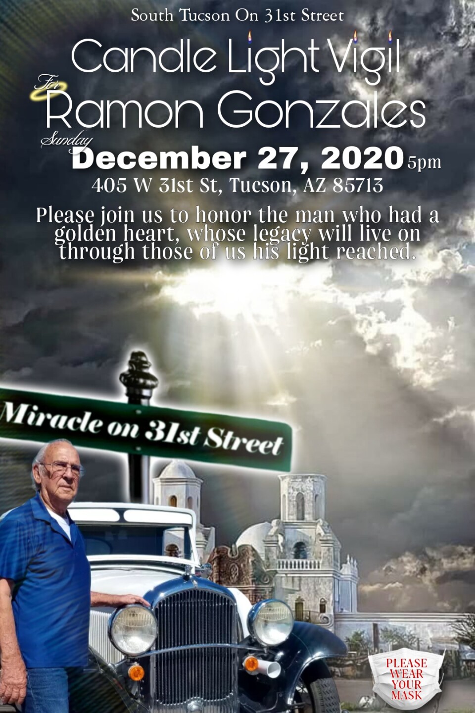 Candlelight vigil to be held for Ramon Gonzales