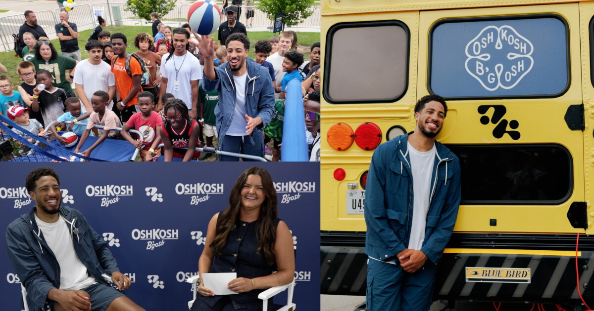 Tyrese Haliburton gives back to Oshkosh kids ahead of new school year