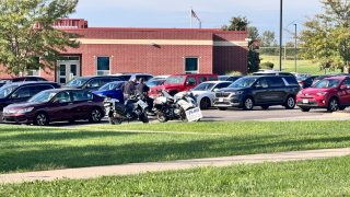 KCPD motorcycle officer involved in crash
