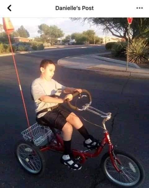 Bike stolen from boy in Tucson with cerebral palsy