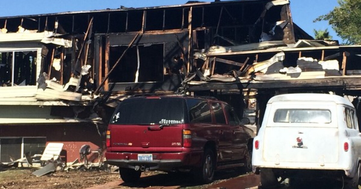 Family of 7 displaced after home catches fire
