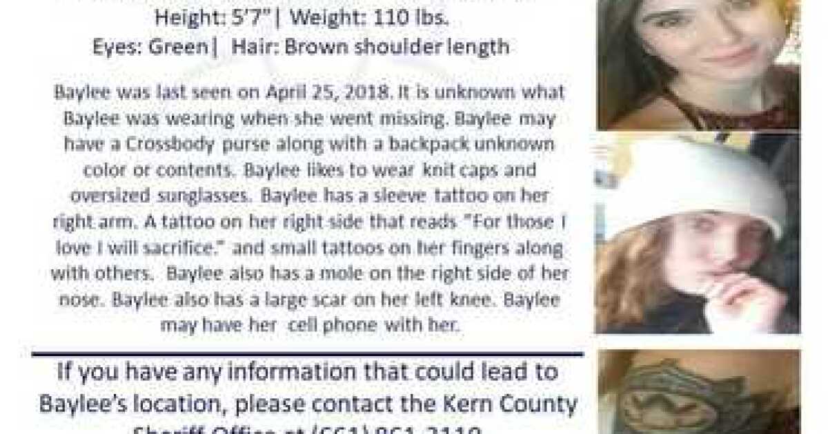 Missing Person Baylee ParrentDespot
