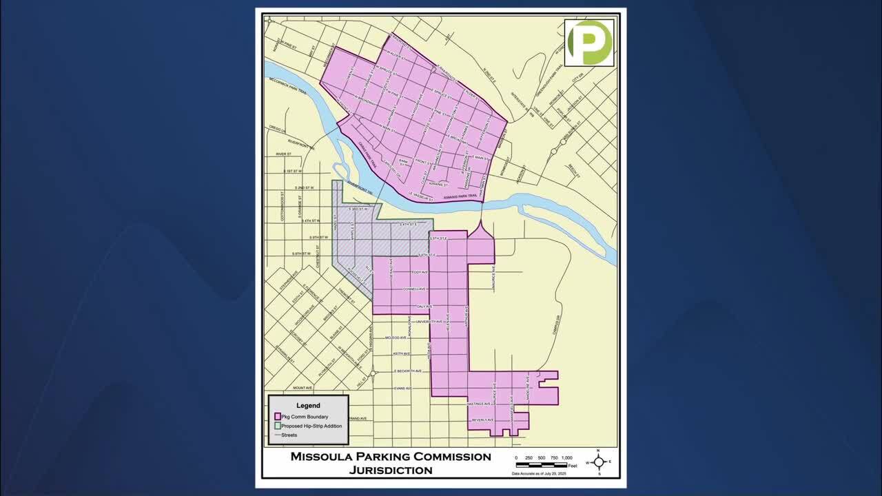 Hip Strip Parking Changes Map