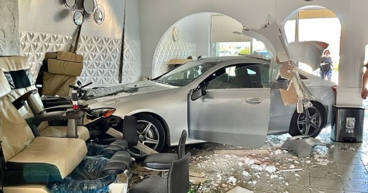 Business owners picking up the pieces after car crashes into building. - Vimarsana News