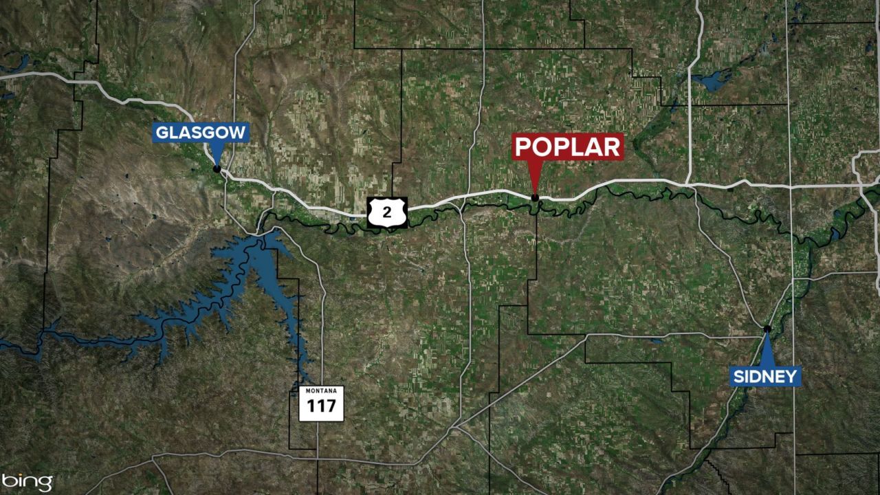 poplar montana map