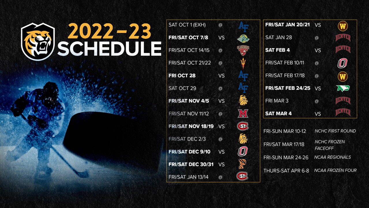 Colorado College hockey announce full 2022-23 schedule colorado-college-hockey-announce-full-2022-23-schedule