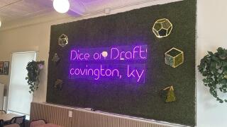 Dice on Draft Covington Board Game Bar
