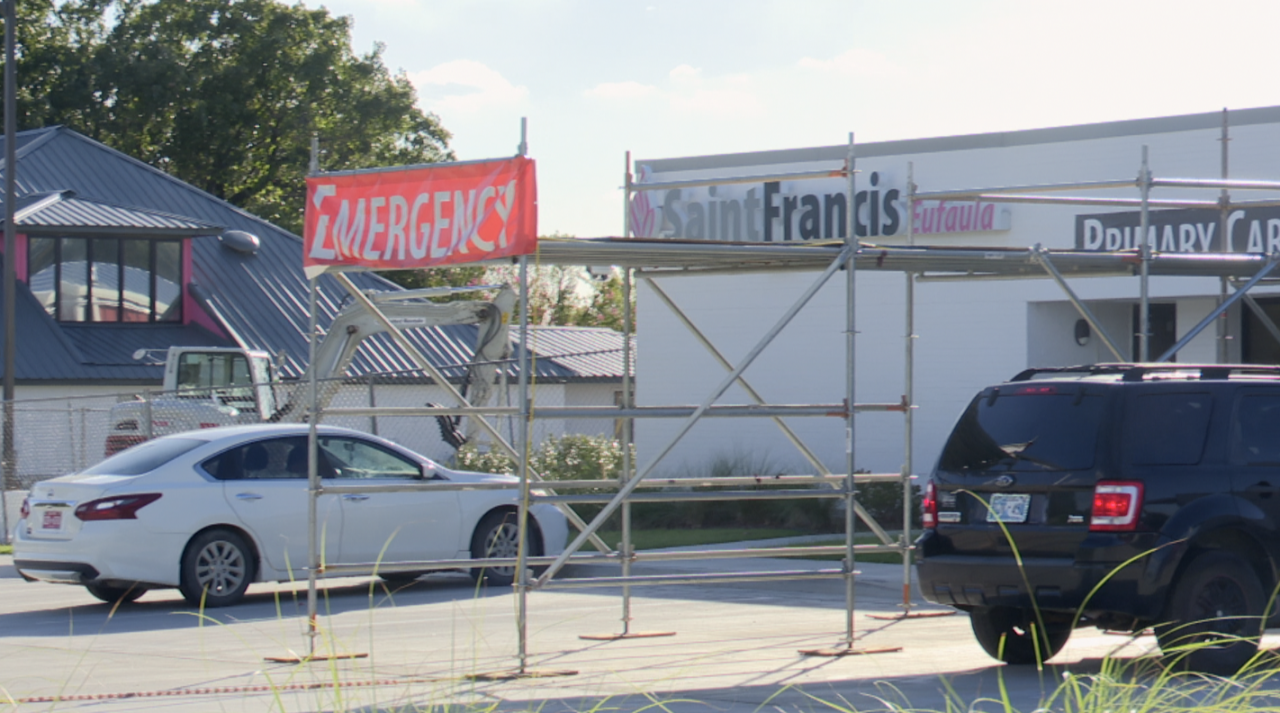 Saint Francis Eufaula scaffolding ER