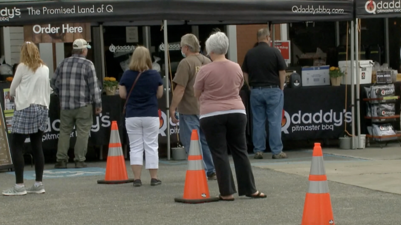 2020 line at Q Daddy's