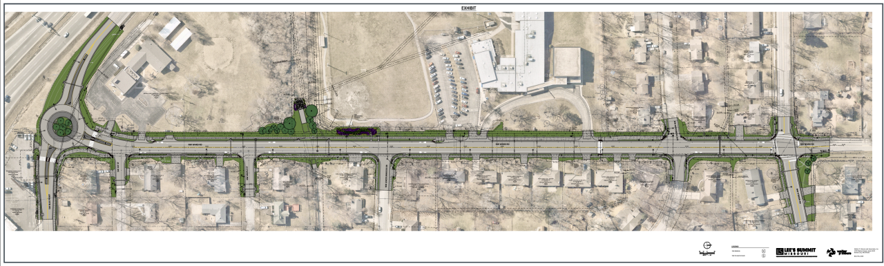 City of Lee's Summit Roundabout Map