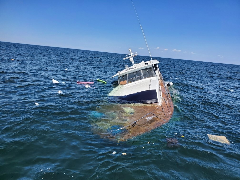 Saginaw Bay boat rescue