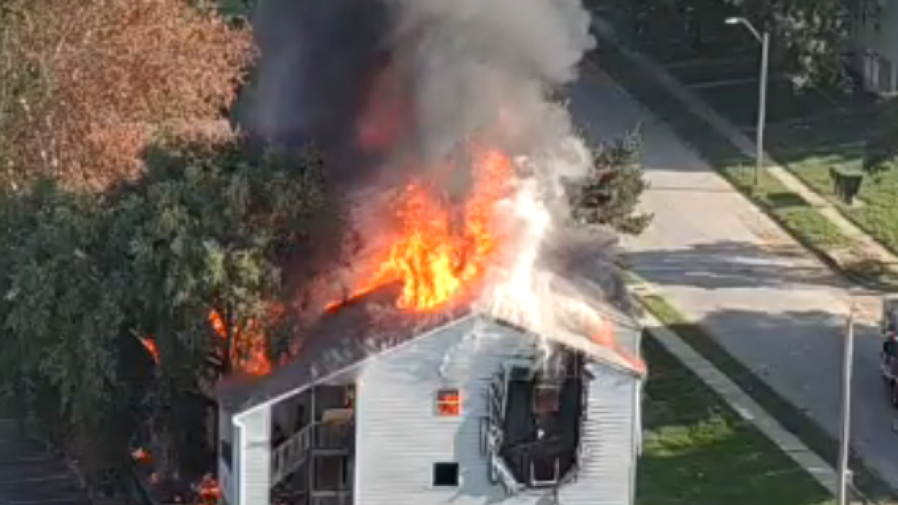 9th & Olive vacant apartment fire