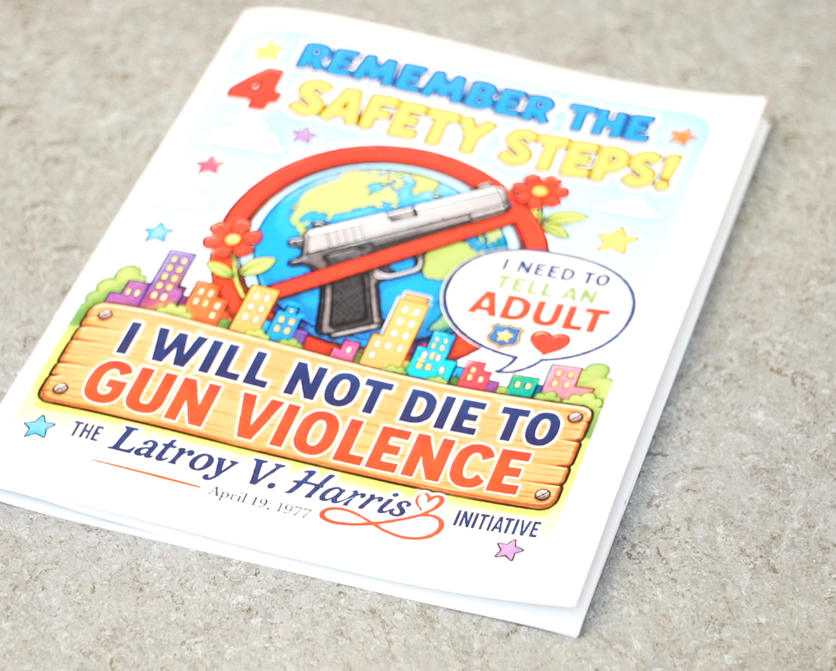 I will not die to gun violence coloring book
