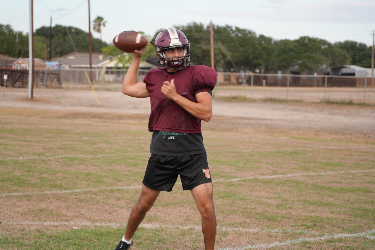 Tuloso-Midway junior quarterback Joaquin Trevino