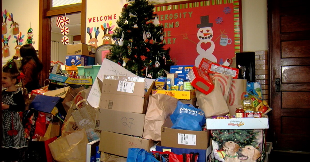 'Helping other people is a good thing': Successful St. Mark School food drive - Vimarsana News