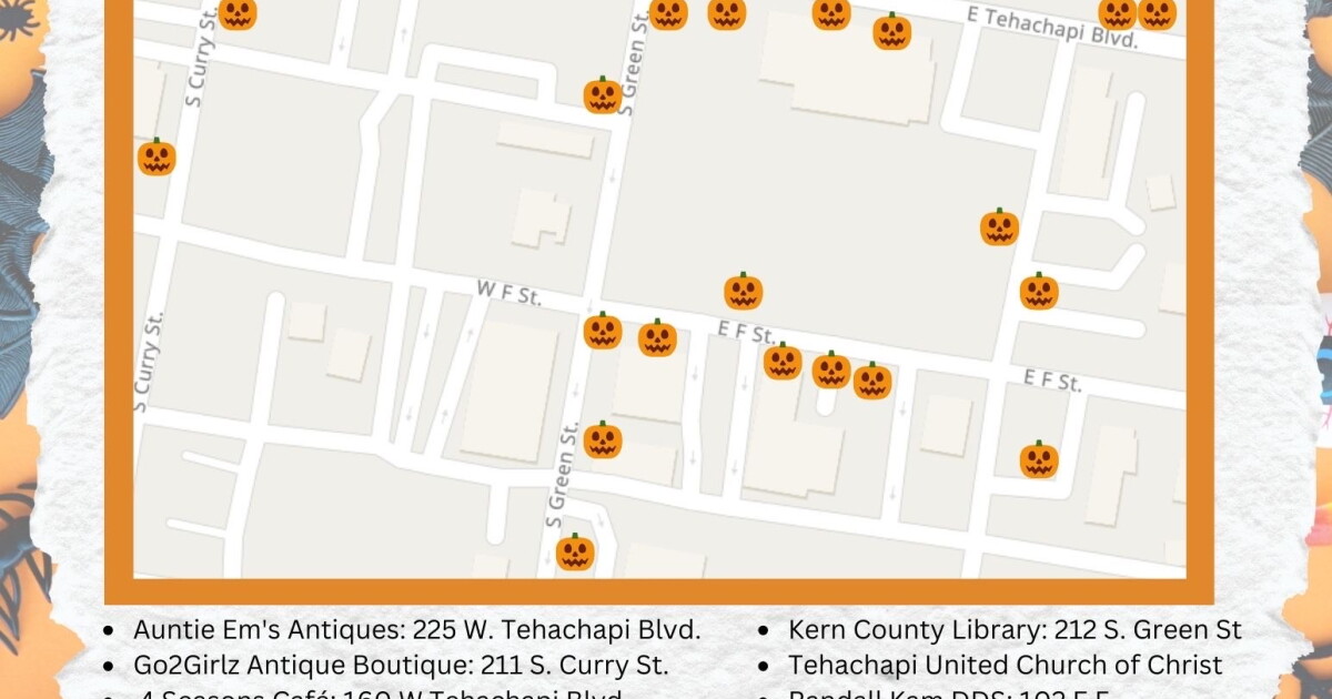 TREAT TRAIL: Downtown Tehachapi Halloween event returns - Vimarsana News