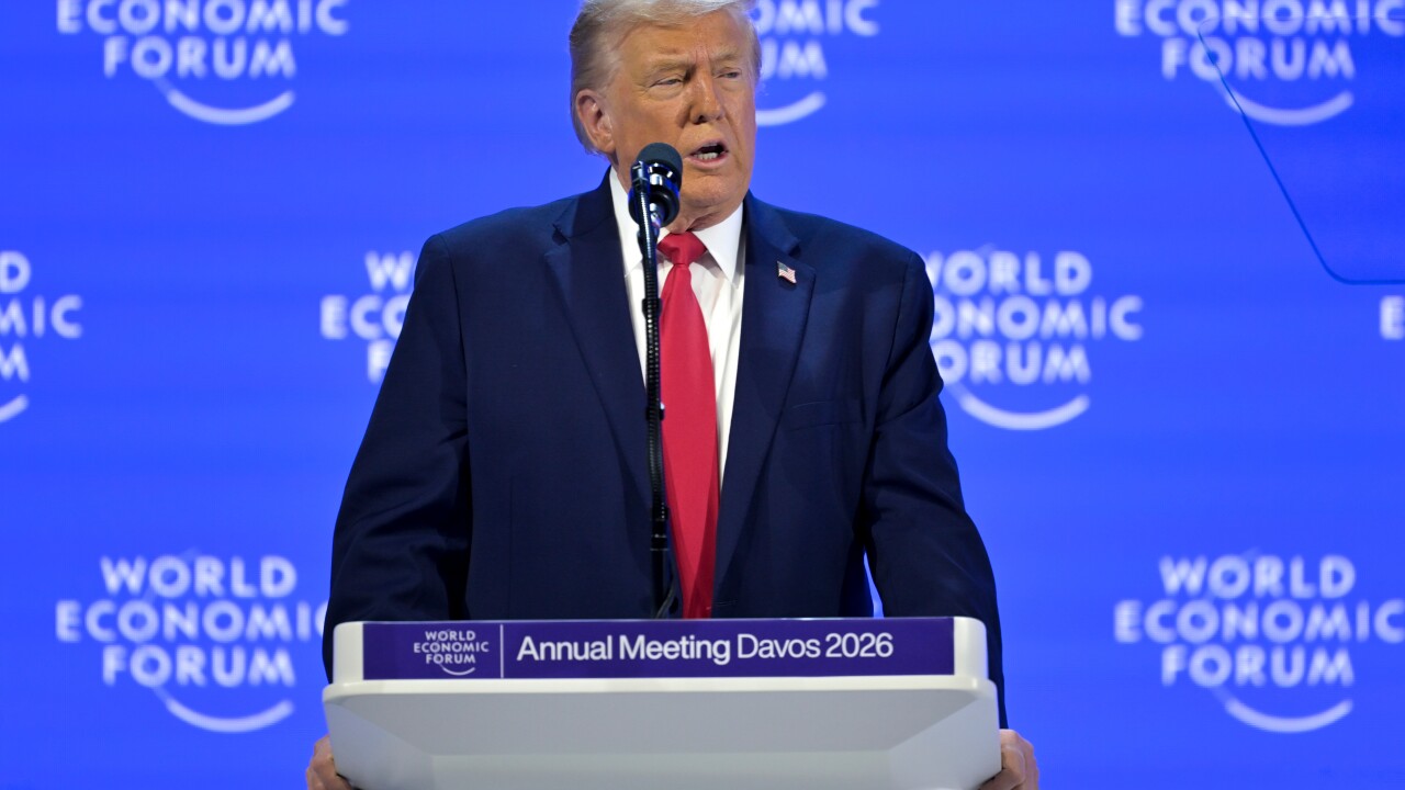 Switzerland Davos Trump