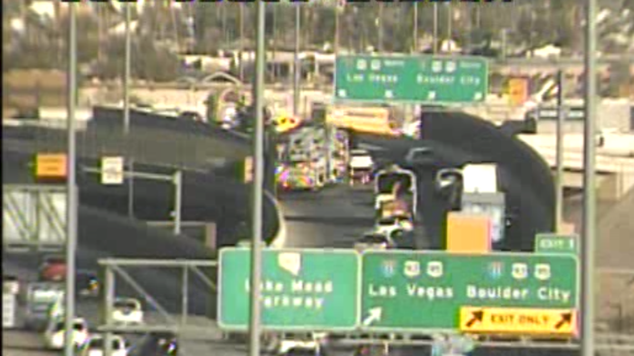 RTC: All lanes to northbound I-11 blocked following crash on southbound 215