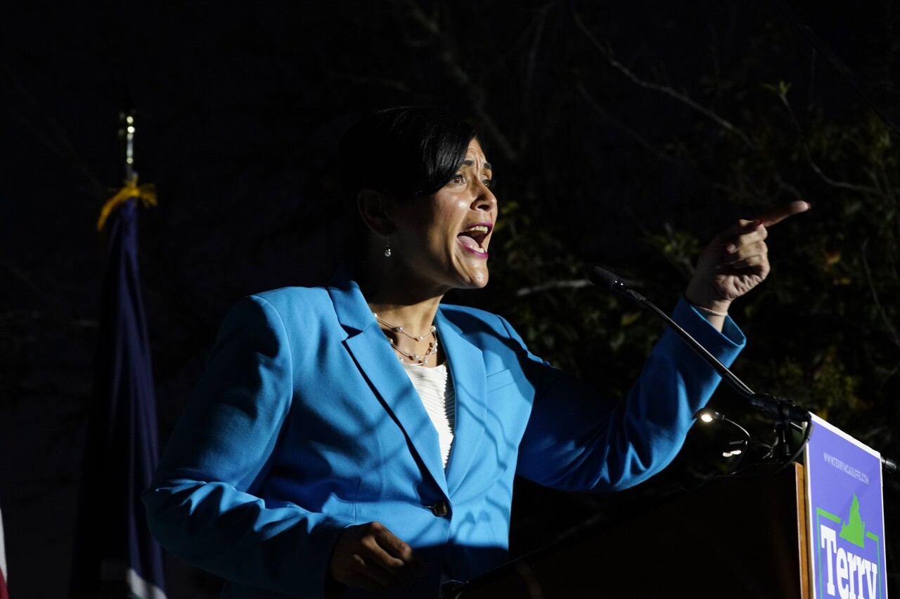 CORRECTION Virginia Election McAuliffe