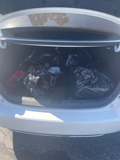 meth in the trunk of a 2014 honda