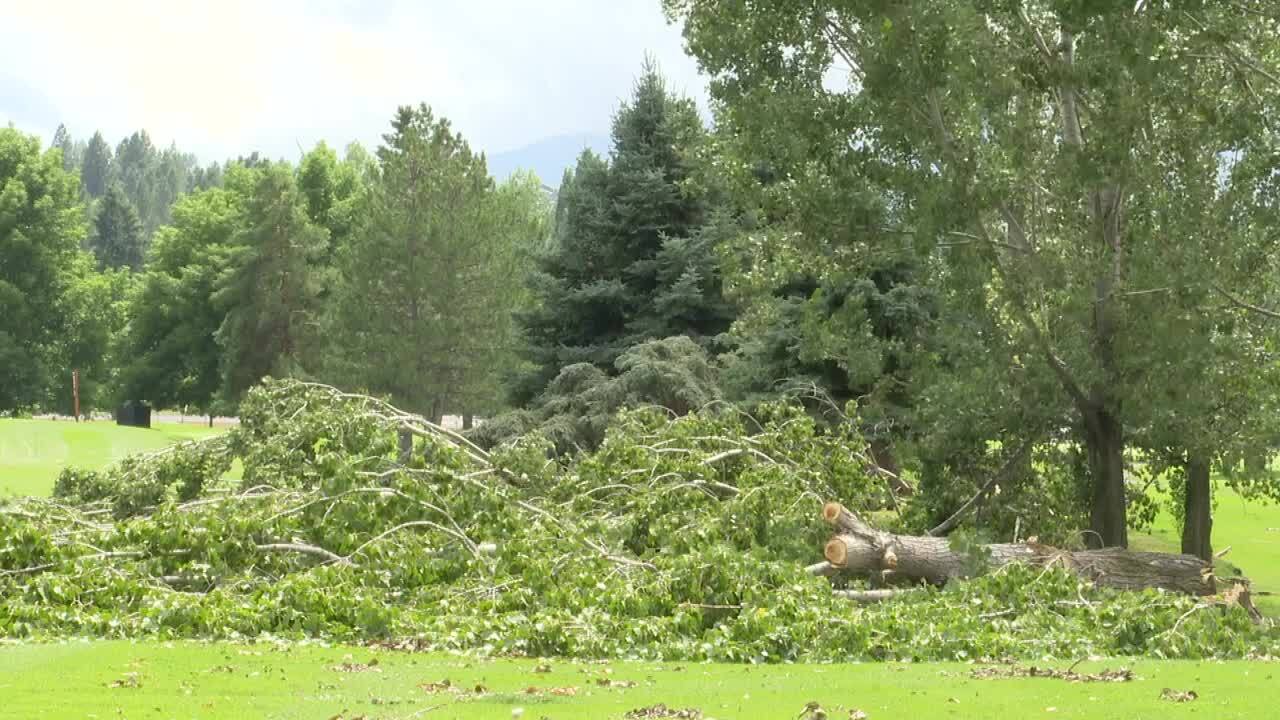 Missoula Storm Golf Course Damage