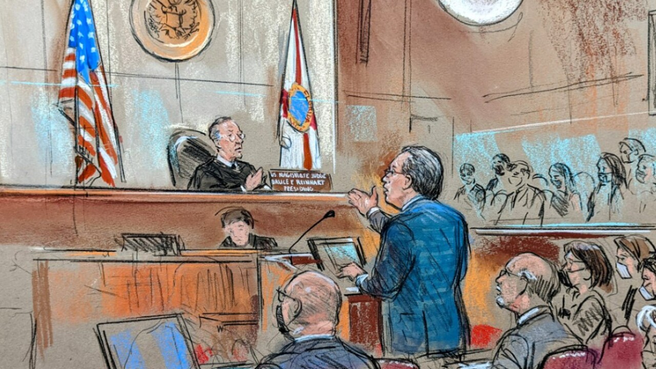 Magistrate Judge Bruce Reinhart hears arguments on Aug. 18, 2022 in West Palm Beach federal court (1).jpg