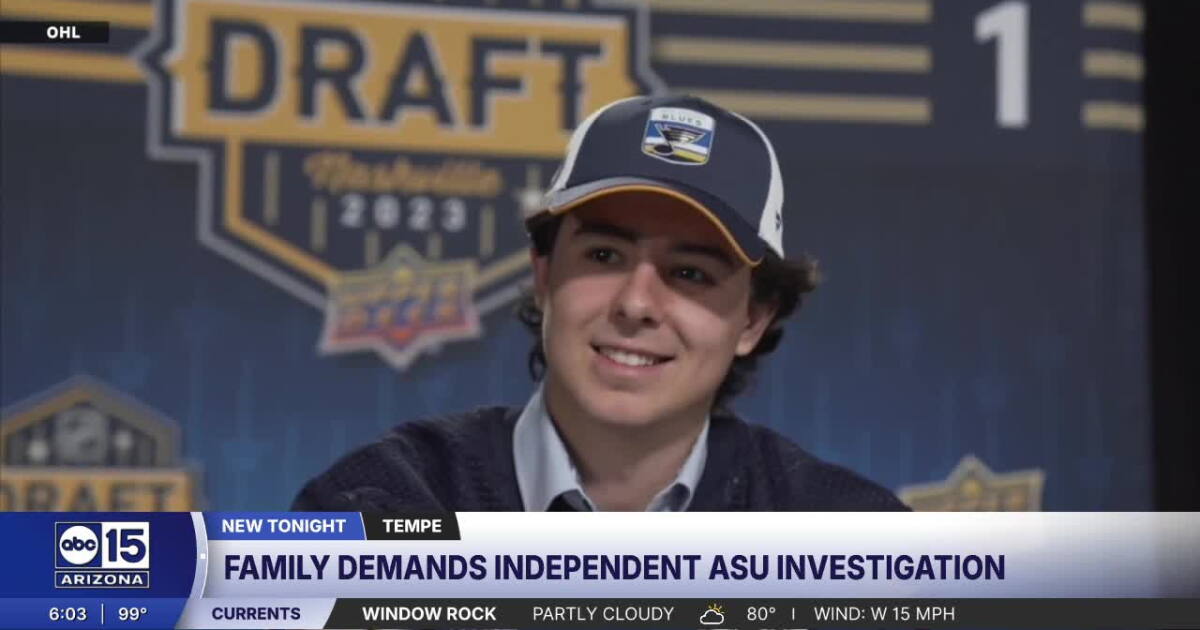 Coverage image for: ASU releases initial findings in review of hockey player Matthew Mayich's collapse