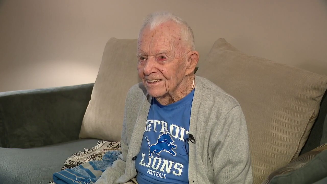 John "Jack" Jones - 103-year-old Lions fan